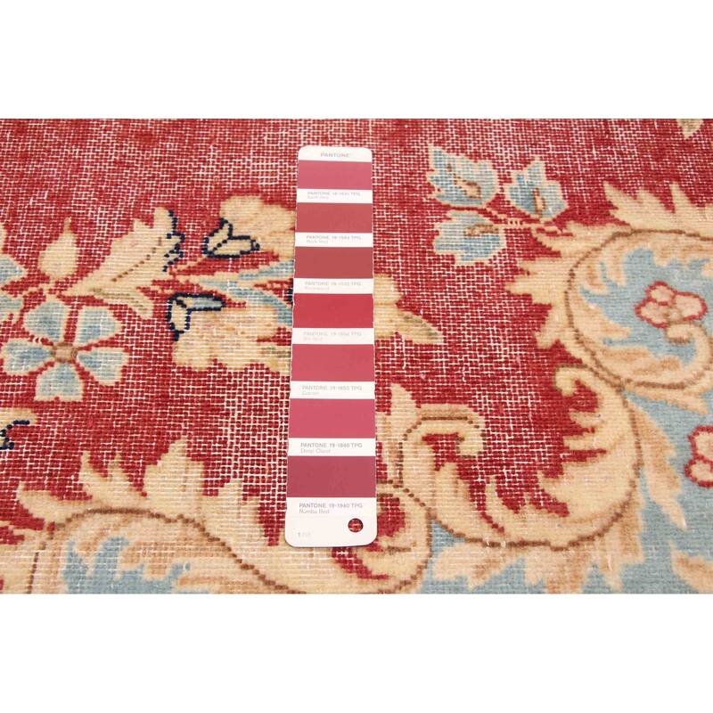 ECARPETGALLERY Hand-knotted Antalya Vintage Dark Copper Wool Rug - 9'7 x 13'5