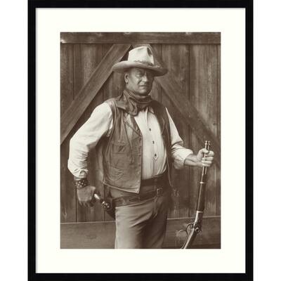 John Wayne by Bob Willoughby Framed Art Print