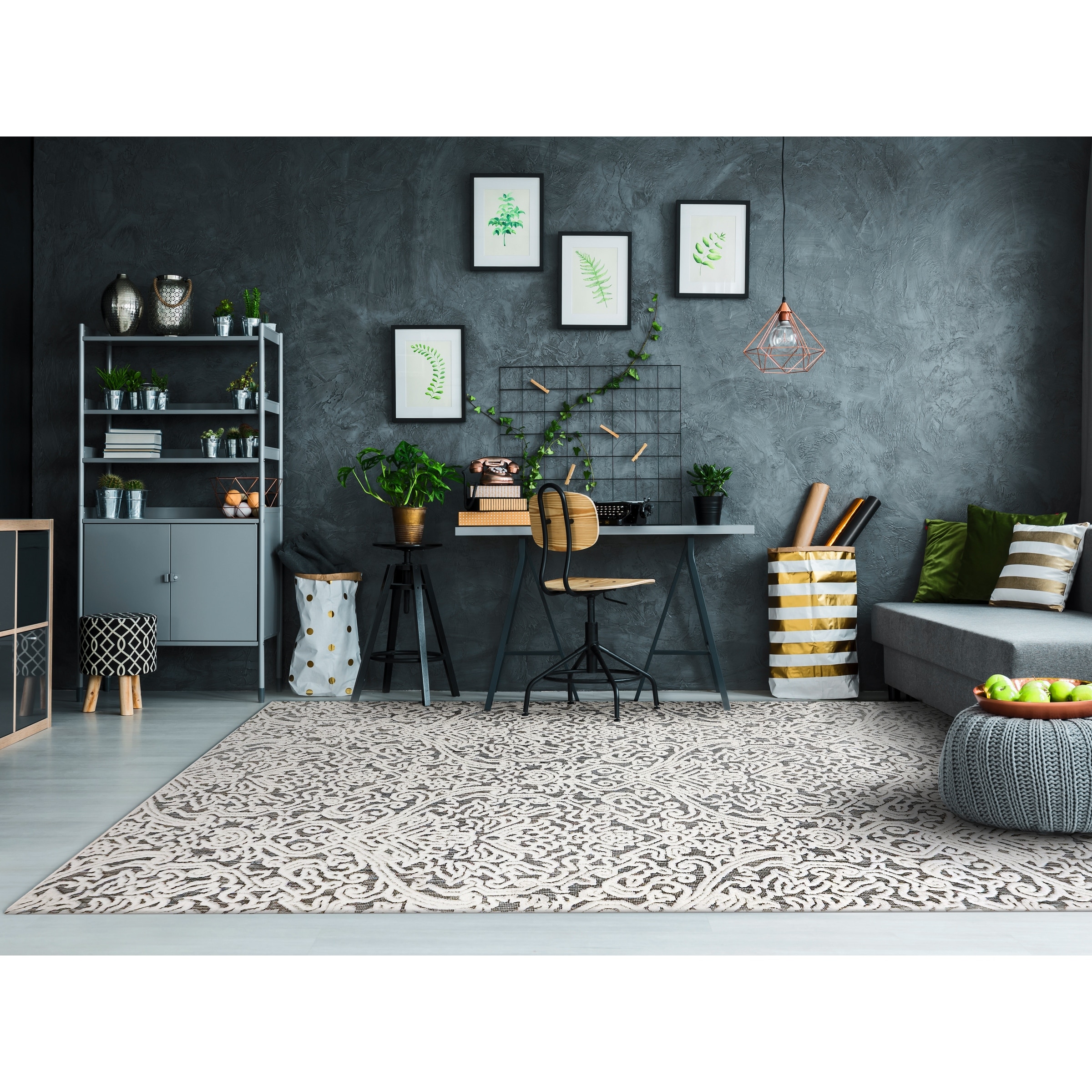 Dynamic Rugs Lotus Contemporary Area Rug