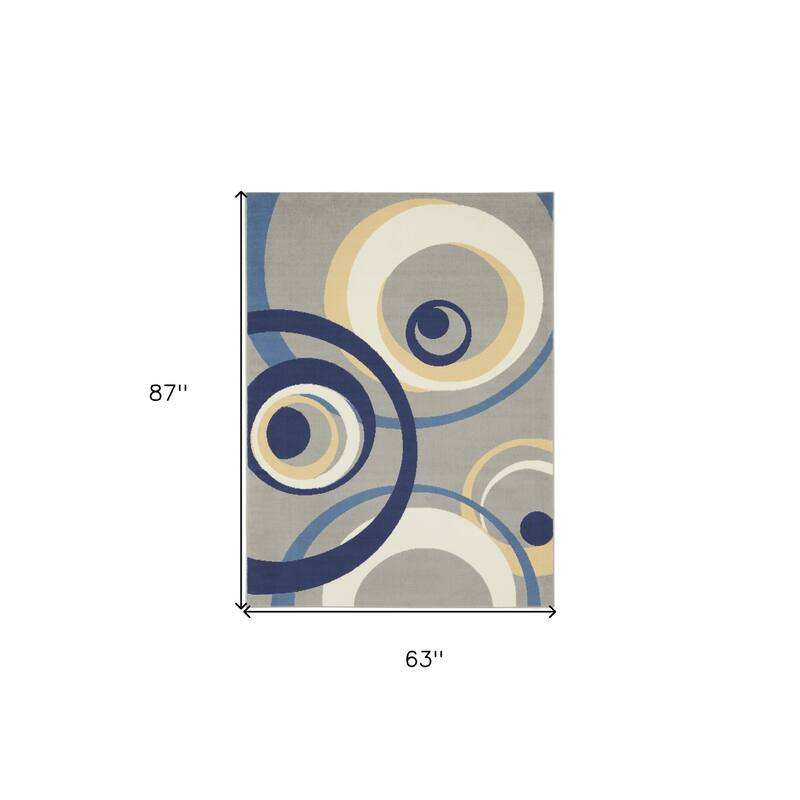 Cezew Power Loomed Geometric Modern Durable Area Rug By HomeRoots