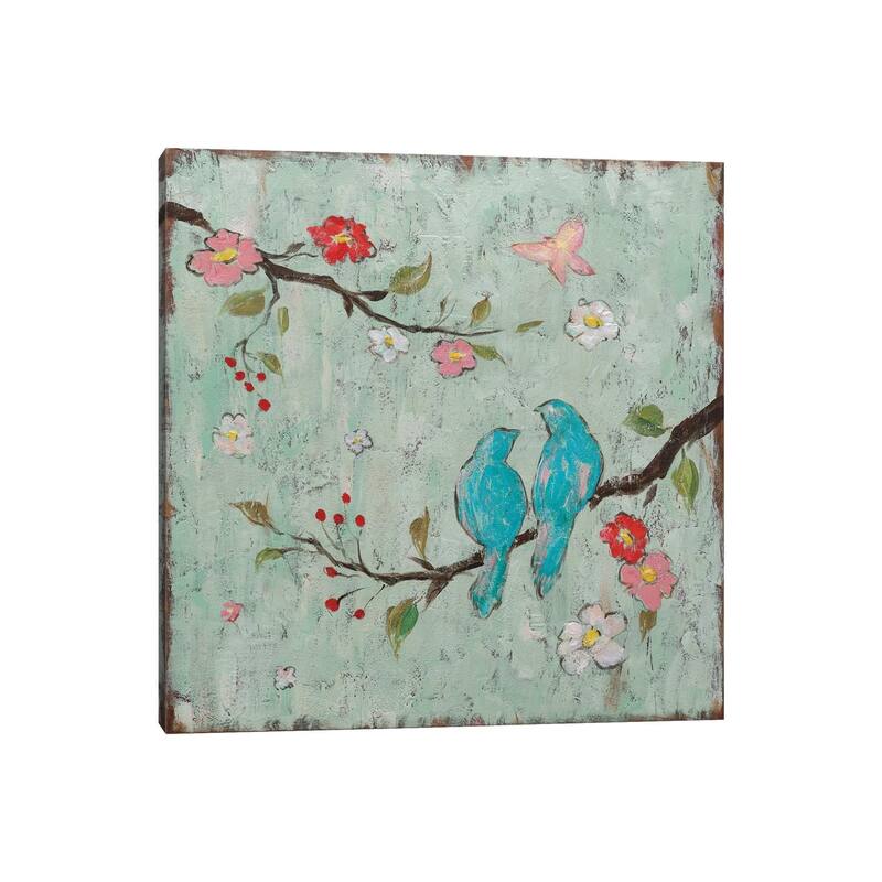 iCanvas "Love Birds I" by Katy Frances Canvas Print