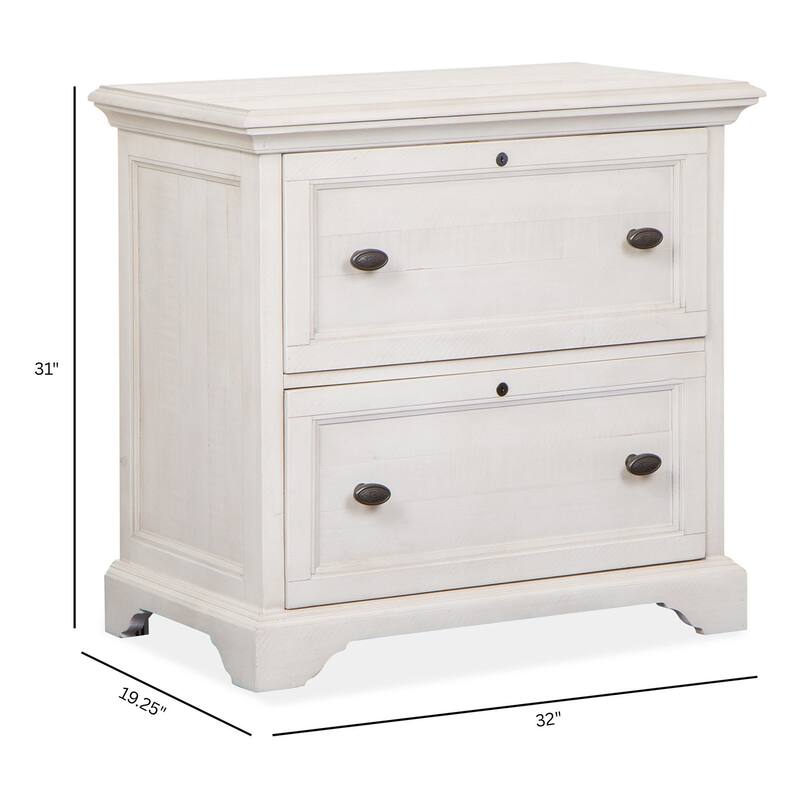 Magnussen Home Bronwyn Alabaster Lateral File