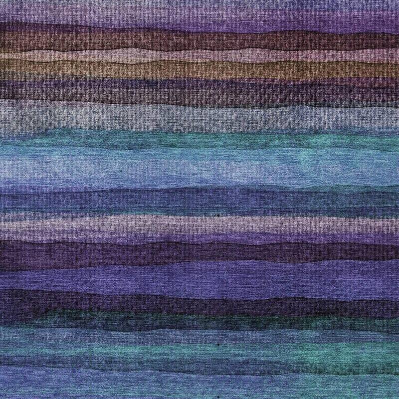 HomeRoots Striped Transitional Rectangle Outdoor Rug