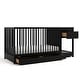 preview thumbnail 9 of 19, Graco Teddi Convertible Crib & Changer Black