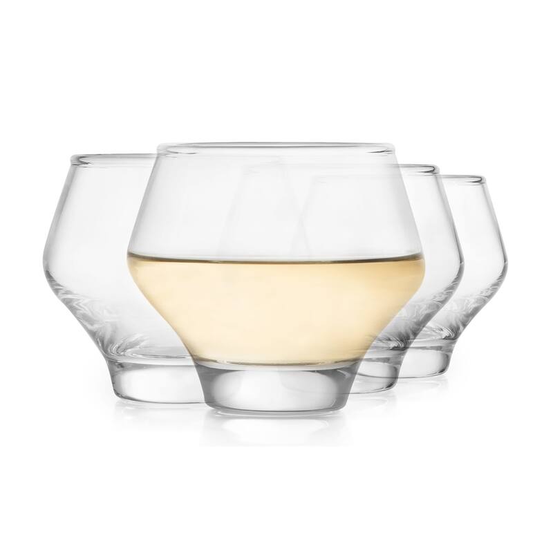 Libbey Mezcal All Purpose Stemless Stackable Spirits Glasses, 12.6-ounce, Set of 4 - Set of 4