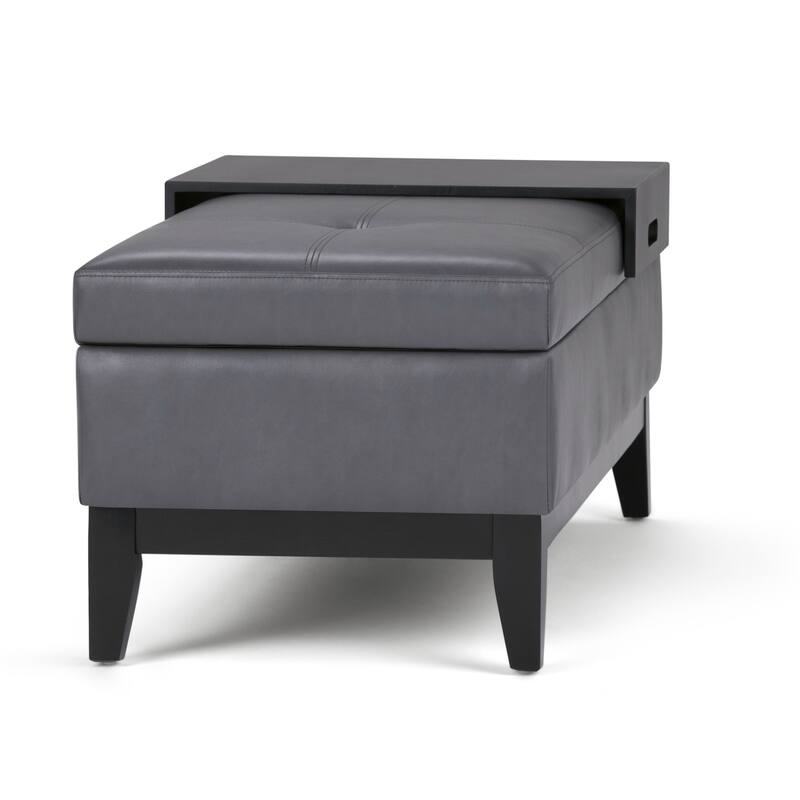 WYNDENHALL Jackson 42 inch Wide Rectangle Storage Ottoman