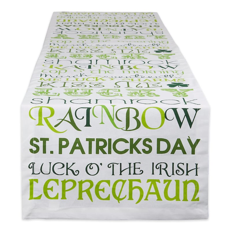 DII St. Patrick's Day Table Runner - 14x108" - St. Patrick's Day