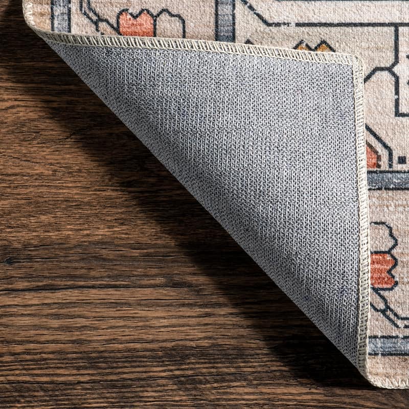 Nuloom Emerson SpinClean Persian Machine Washable Area rug