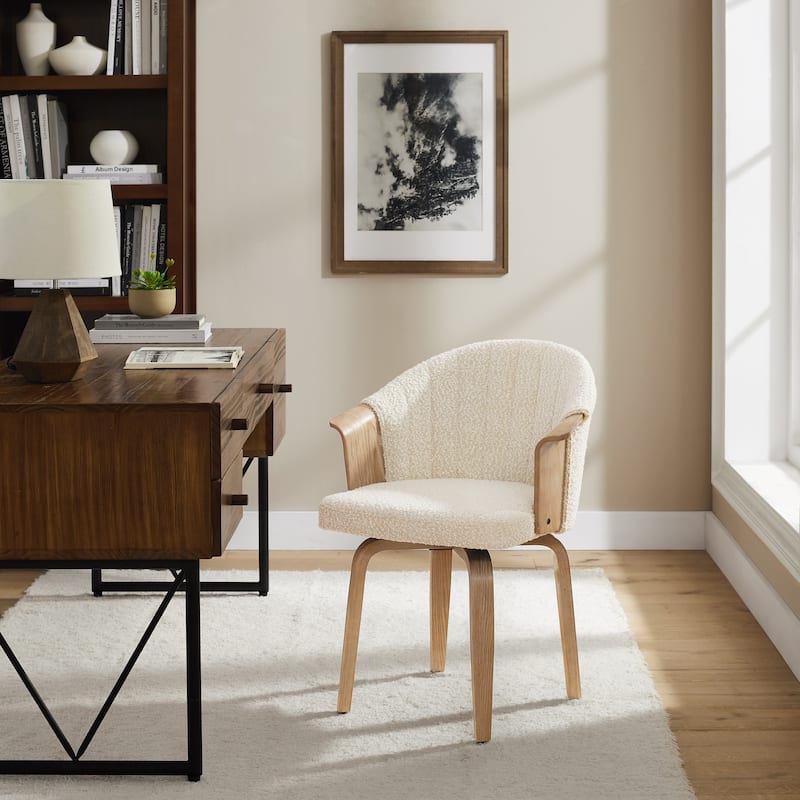 Art Leon Bentwood Swivel Dining Chairs