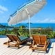 preview thumbnail 24 of 27, Gymax 8ft Beach Umbrella Outdoor Patio Garden w/ Carrying Bag Sand