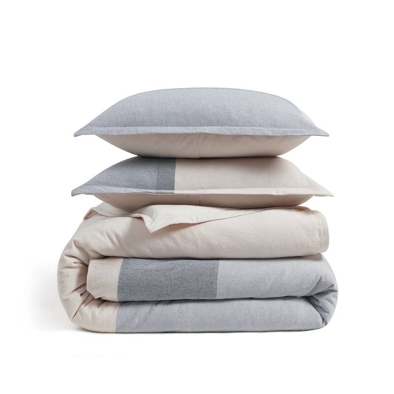 DKNY PURE Recycled Colorblock Comforter Set