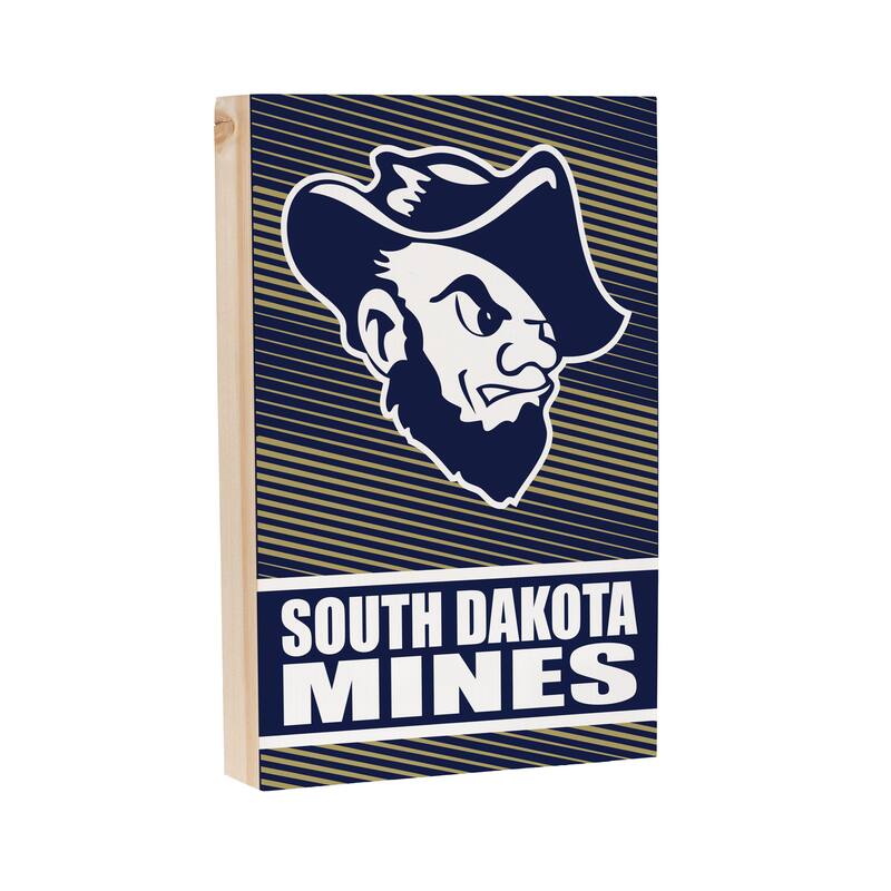 South Dakota School of Mining and Technology Wooden Tabletop Mantel Shelf Sign