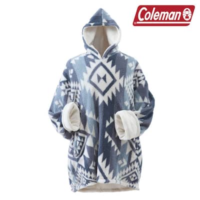 Coleman Oversized Super Soft Wearable Hoodie Throw Blanket