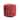 Allan Andrews Round Tall Pouf Pasini Ruby