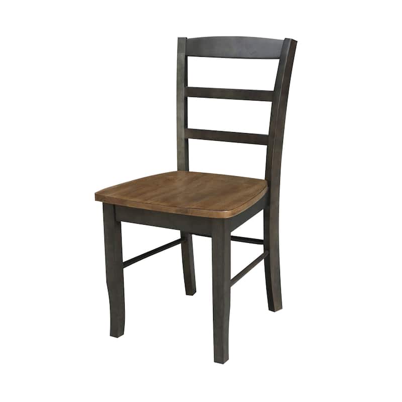 International Concepts Solid Wood Madrid Ladderback Chairs, Set of 2