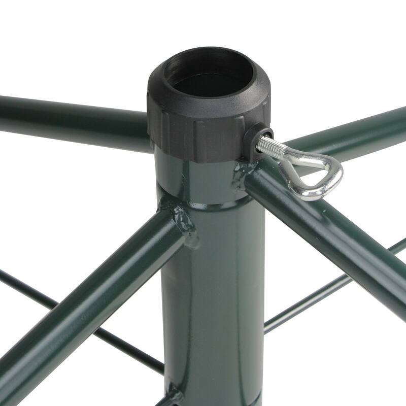 Green Metal Folding Christmas Tree Stand for Artificial Trees