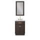 preview thumbnail 21 of 20, Chestnut 24" Single Bathroom Vanity Vanity with Mirror(s) and Faucet(s)