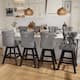 Option Grey Velvet Set Of 8