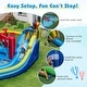preview thumbnail 7 of 8, Gymax Inflatable Water Park w/Splash Pool Water Cannon Basketball Rim - Multi-Color