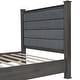 preview thumbnail 12 of 10, Queen Wood Platform Kids Bed Frame with Upholstered Headboard, Footboard & 2 Storage Drawers for Bedroom, Grey, Easy to Assemble