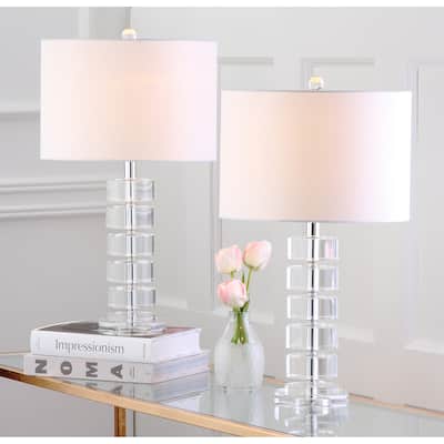 SAFAVIEH Lighting Catina 25-inch Table Lamp (Set of 2) - 14"x14"x25" - 14Wx14Dx25H