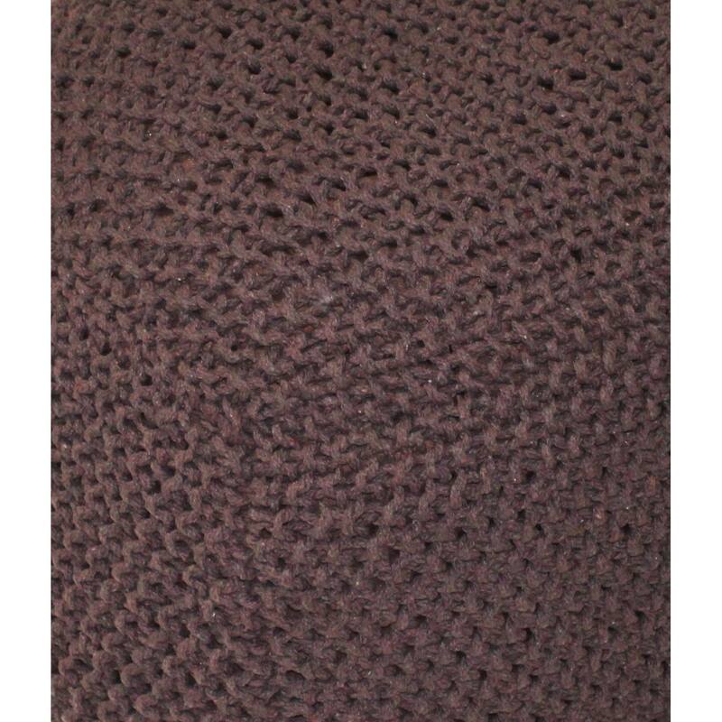 Cable Knitted Handmade Perfect Seating for Children and Adults Footrest