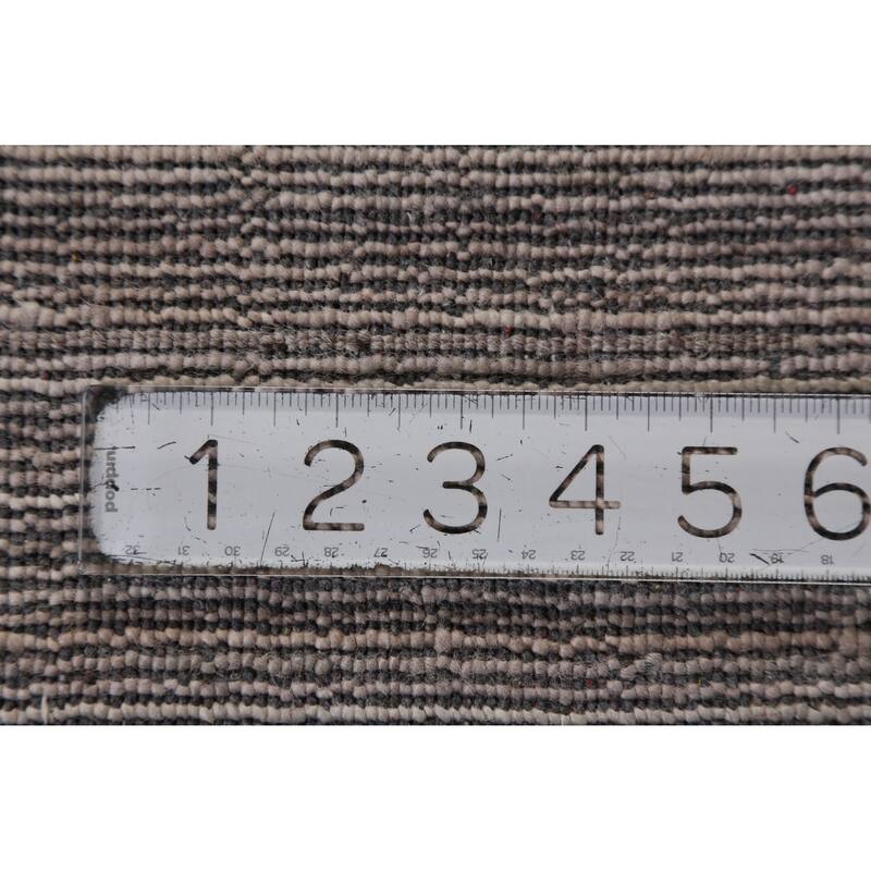 Hand Knotted Oriental 100% Wool Carpet Tribal Tribal Greys & Charcoal Gabbeh Area Rug - 9' 11'' X 7' 9''