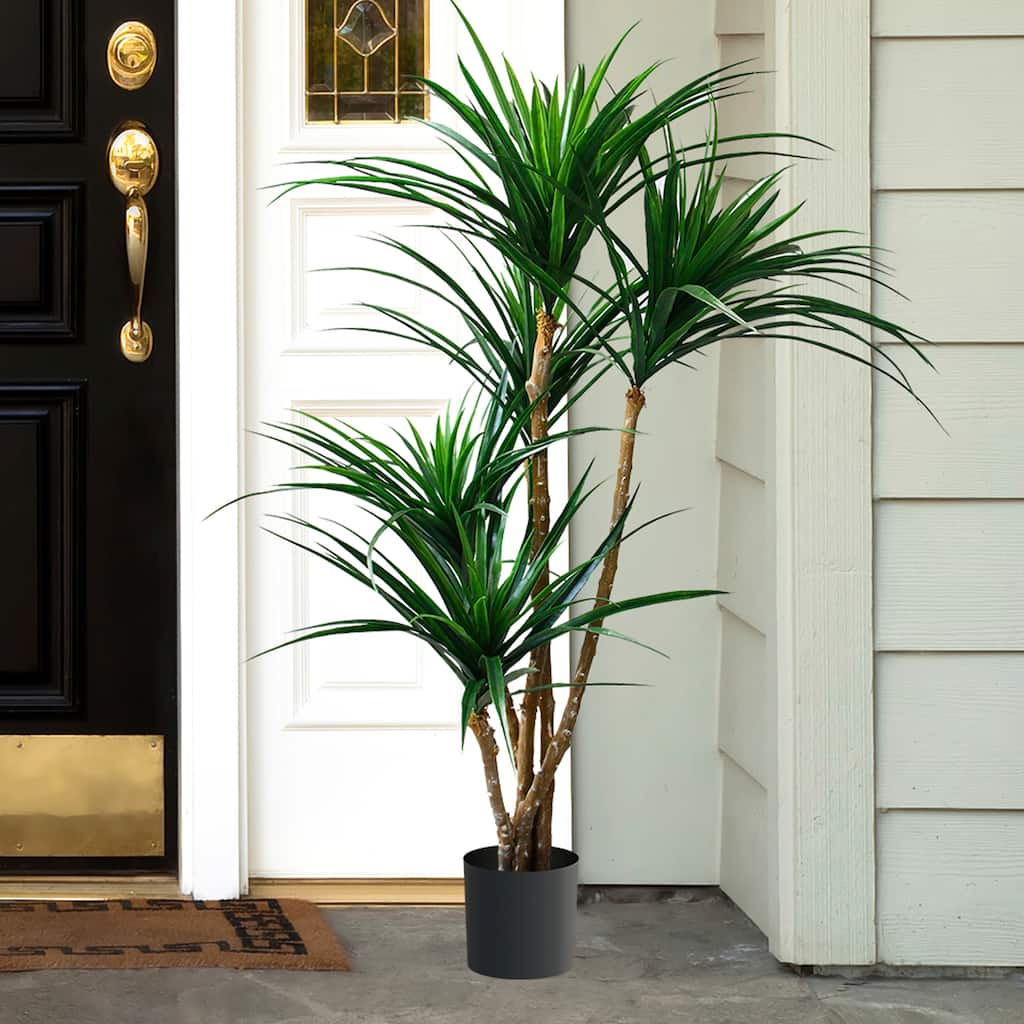 51-Inch Giant Tropical Yucca Artificial Tree UV Resistant
