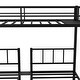 preview thumbnail 9 of 7, Twin over Twin & Twin Triple Bunk Bed with Ladder, kid beds