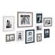 preview thumbnail 33 of 58, Kate and Laurel Bordeaux 10-piece Wood Gallery Wall Picture Frame Set