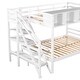 preview thumbnail 7 of 7, MDF Twin over Full Bunk Bed with Staircase and Built-in Storage Cabinets,Storage Staircase