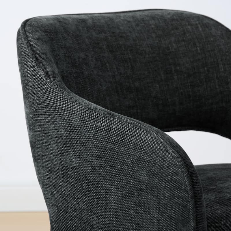 Upholstered Fabric Dining Armchair (Set of 2)