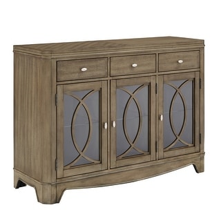 iNSPIRE Q Fiona Antique Taupe LED Touch Light Buffet Serverr by  Classic (Taupe)
