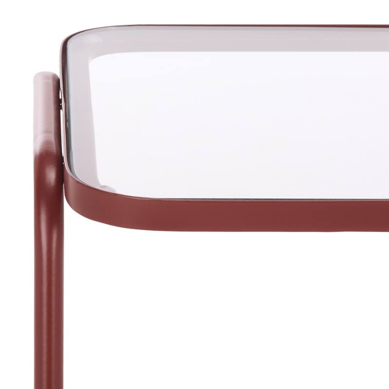 SAFAVIEH Home Zunia 2-Tier Accent Table - 17"W x 15"D x 19"H