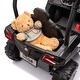 preview thumbnail 30 of 29, Camouflage Green 12V Kids Ride-On Car with Remote Control, LED Headlights, Music & USB Port