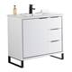 Option White Matte - Black Hardware