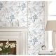 RoomMates Blue & White Spring Cherry Blossoms Peel and Stick Wallpaper ...