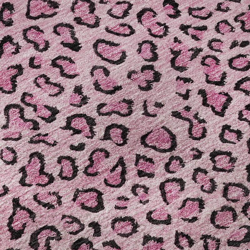 Premium Washable Super Soft Animal Print Border Mayfield Rug