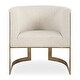 preview thumbnail 1 of 5, Uttermost Bellina Plush Barrel Chair