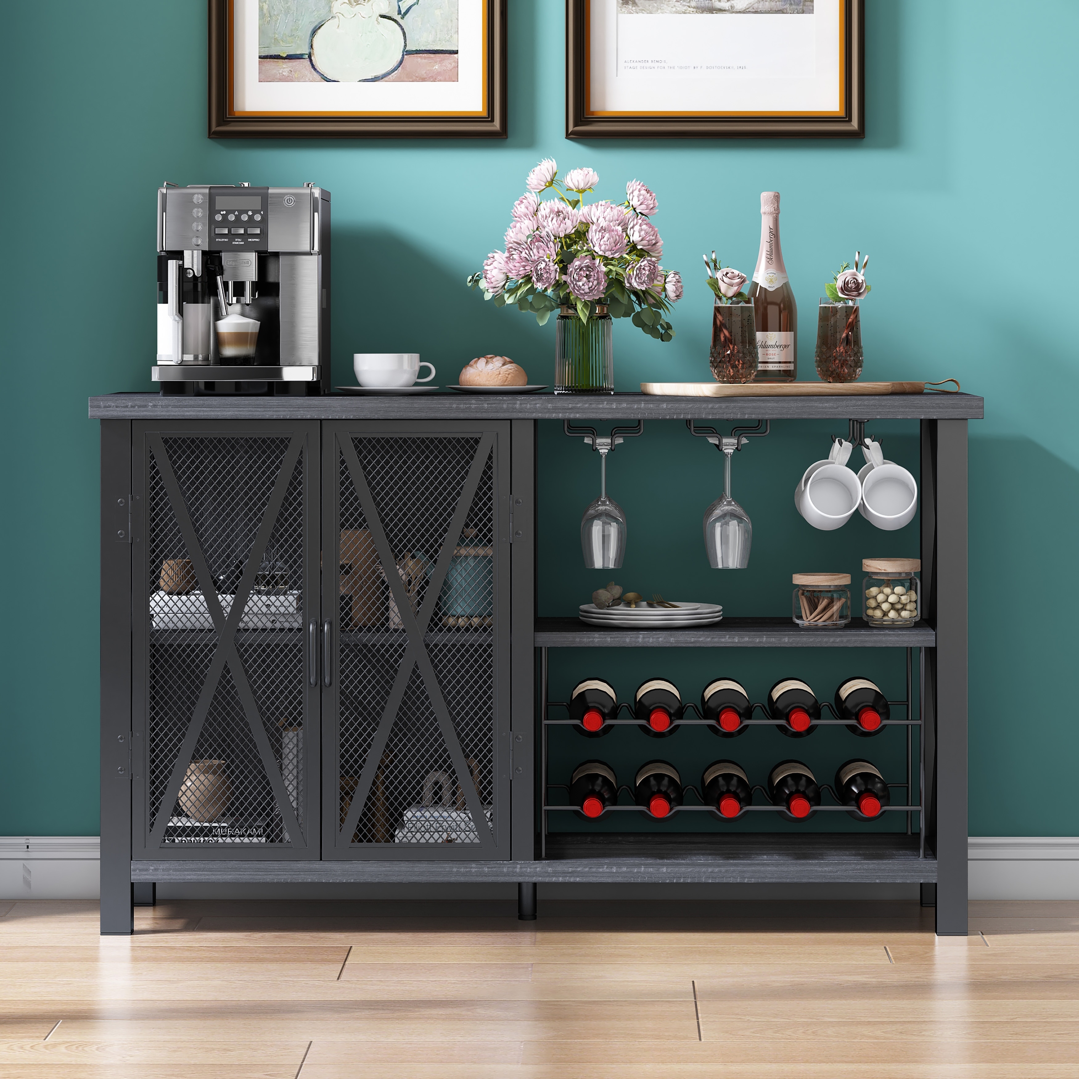 Sideboard with best sale wine storage