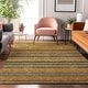 preview thumbnail 14 of 107, Premium Washable Super Soft Stripe Mayfield Rug Coral - 10' x 14' - Rectangle
