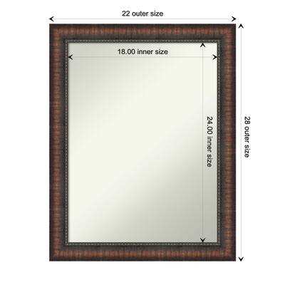 Caleb Brown Non-Beveled Framed Wall Mirror - Caleb Brown