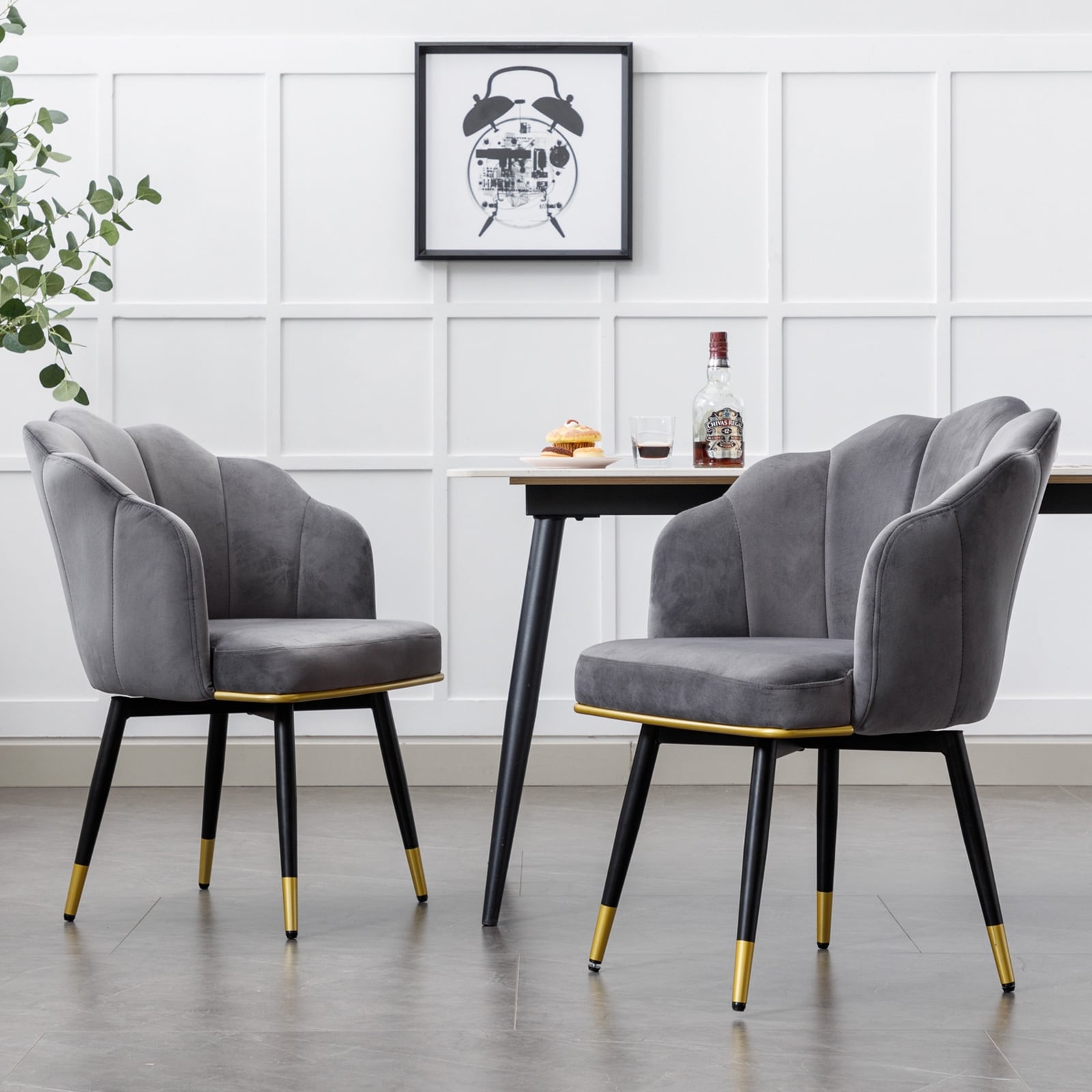 Scalloped edge chair cheap
