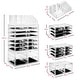preview thumbnail 7 of 5, Acrylic Makeup Cosmetic Organizer & Jewelry Storage Set - Large - Clear