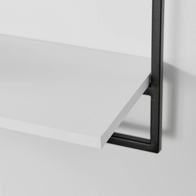 Danya B Framed Wall Art 4-Piece Modern Shelf Set