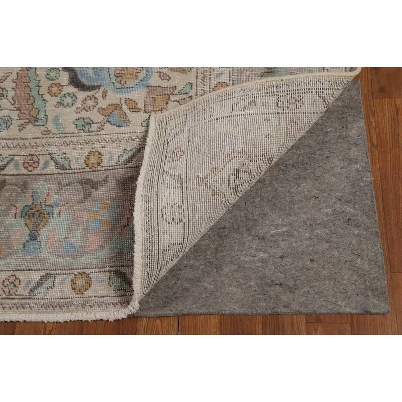 Medallion Tabriz Persian Area Rug Handmade Living Room Wool Carpet - 8'4"x 11'7"