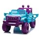 preview thumbnail 87 of 98, Kids 12V Ride-On Electric Truck with Parental Remote, 3-Speed, Shock Absorbers, and Music Features, Ages 3-6