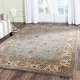 preview thumbnail 4 of 18, SAFAVIEH Handmade Royalty Karmele Traditional Oriental Wool Rug 10' x 14' - Blue/Beige - Rectangle