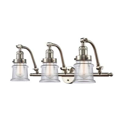 Innovations Lighting Small Canton 3 Light 28" Wide Bathroom Vanity