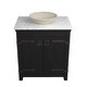 preview thumbnail 50 of 52, Verona 30" Freestanding Single Bathroom Vanity Set No Faucet Hole - Anvil/Beachcomber